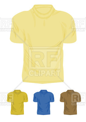284x400 Men's T Shirts Royalty Free Vector Clip Art Image