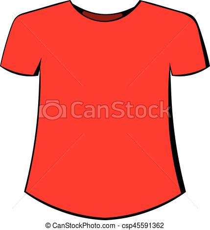 429x470 Men T Shirt Icon Cartoon. Men T Shirt Icon In Cartoon Style