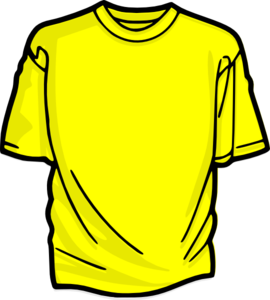 270x300 T Shirt Yellow Clip Art Clipart Panda