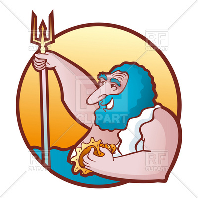 400x400 Neptune With Trident