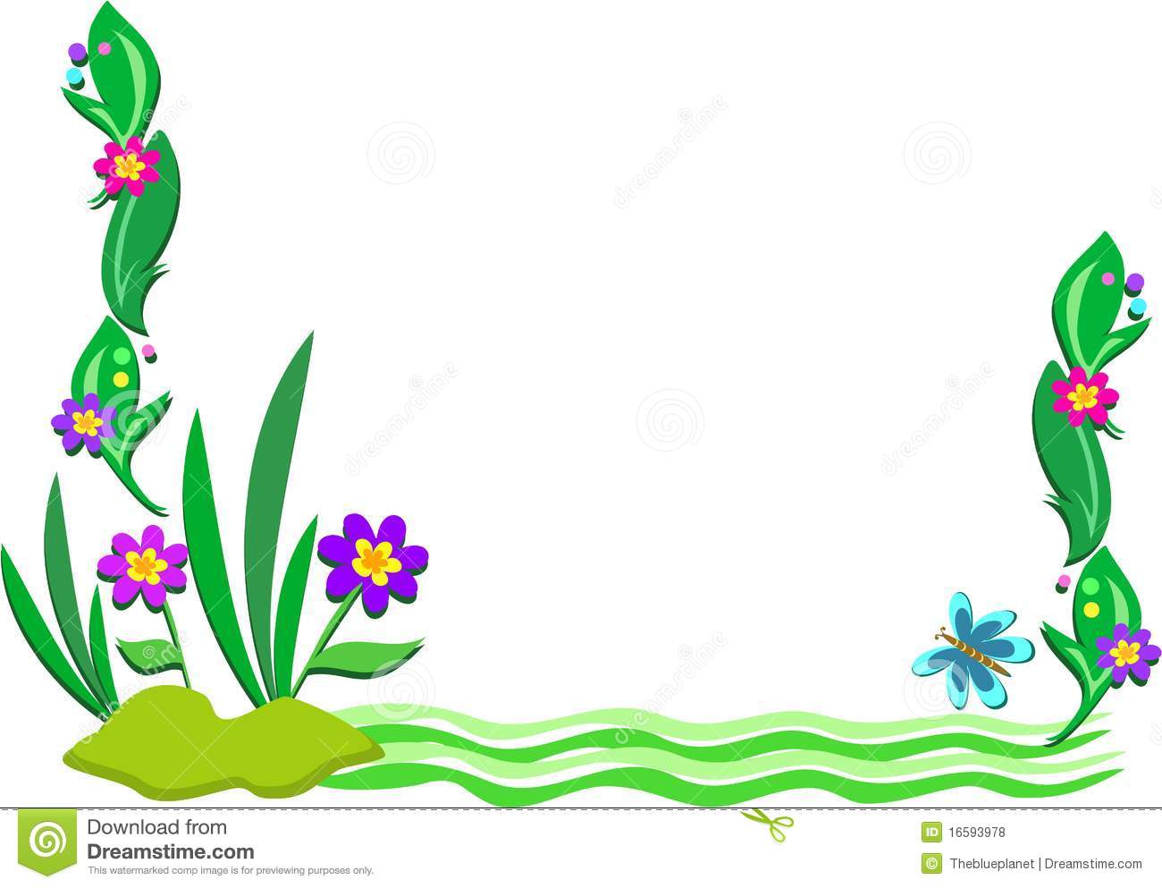 1300x993 Pond Plants Clipart