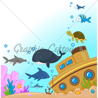 325x325 Underwater Shipwreck Gl Stock Images