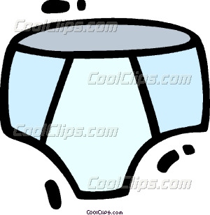 300x308 Underwear Vector Clip Art