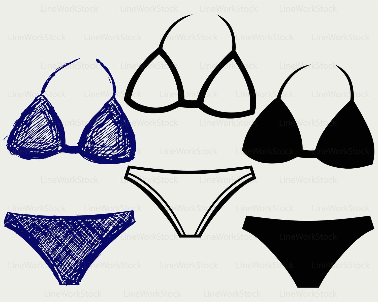 1500x1200 Underwear Svgpanties Clipartrassiere Svgpanties Silhouette