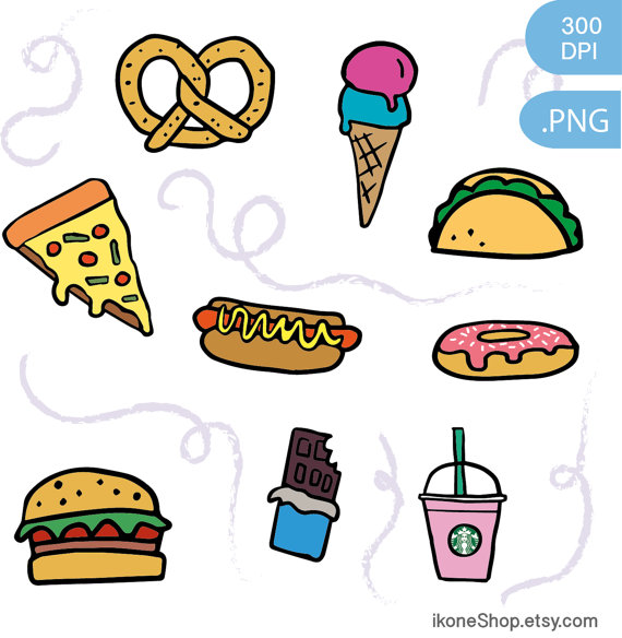 570x584 Junk Food Clipart