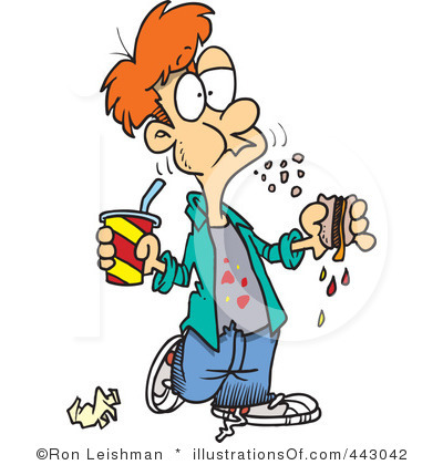 400x420 Eating Food Clipart Eating Junk Food Clipart 1