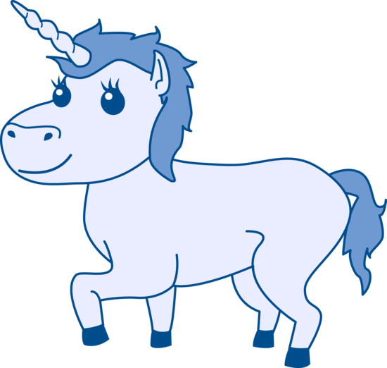 550x522 Blue Unicorn Design