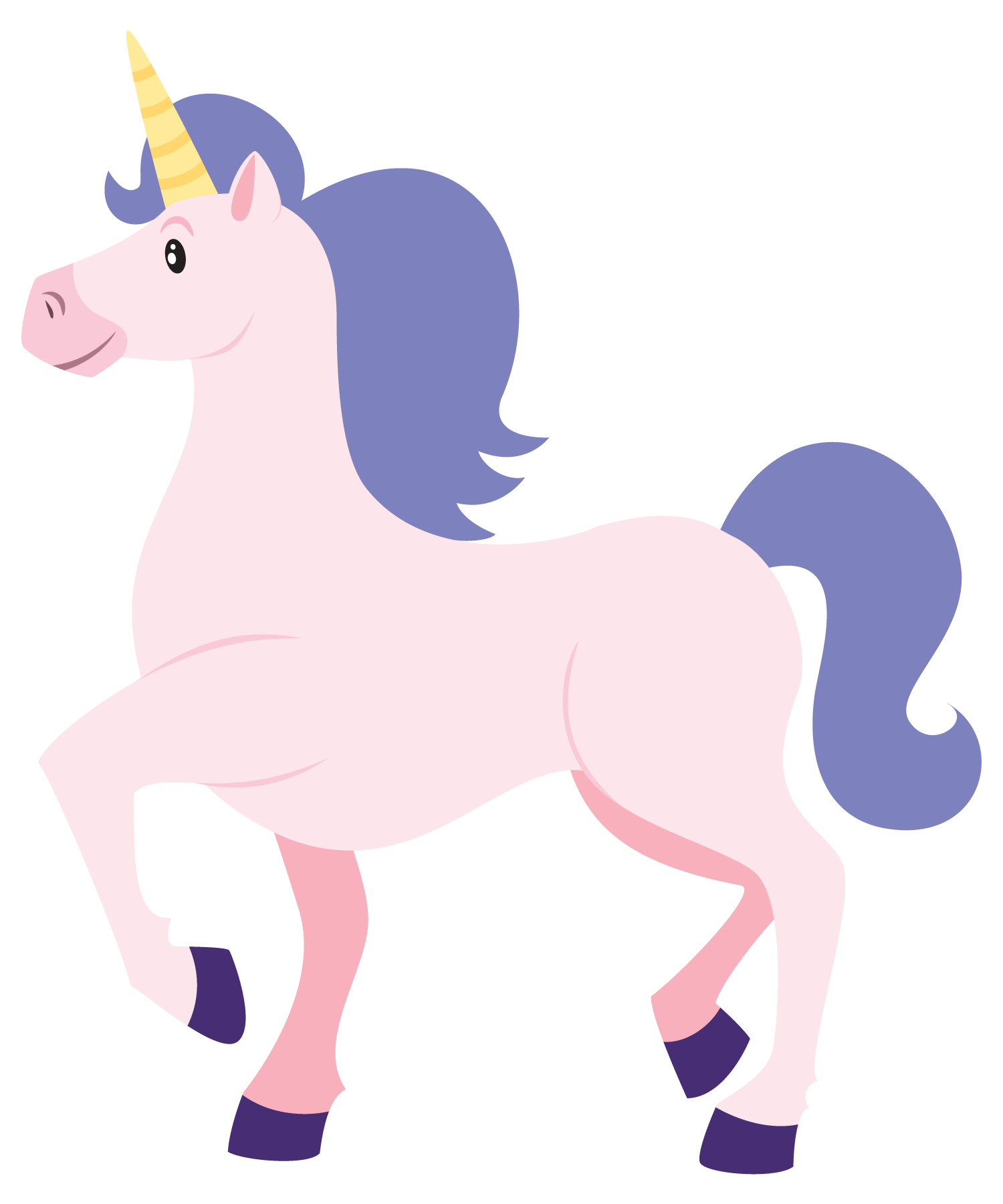 1500x1800 Cute Baby Unicorn Clipart