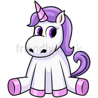 324x324 Unicorn With Star Shaped Sunglasses Vector Cartoon Clipart