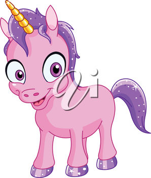 298x350 Clipart Illustration Of A Unicorn