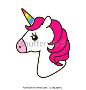 287x300 Cute Unicorn Clipart Unicorn Vector Icon Isolated On White Head