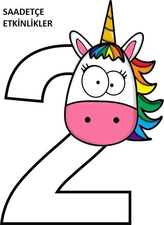 564x773 Pony Sayilar Renkli Sayfalari Pony, Autism