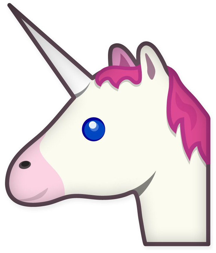 742x868 Unicorn Profile Emoji Transparent Png Image