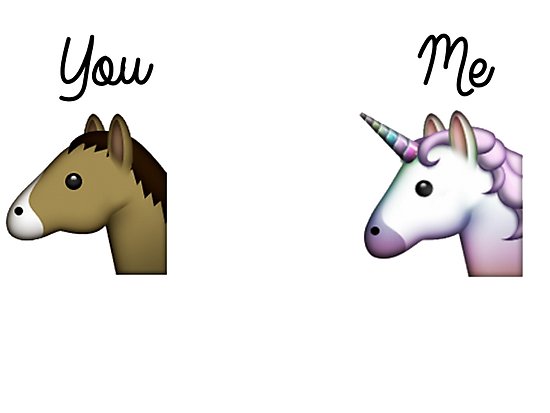 550x413 Unicorn Emoji Me Vs You Photographic Prints By Noshin95 Redbubble