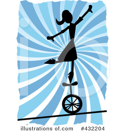 400x420 Unicycle Clipart