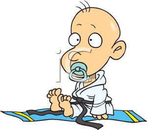 300x266 Clip Art Image A Baby In A Karate Uniform