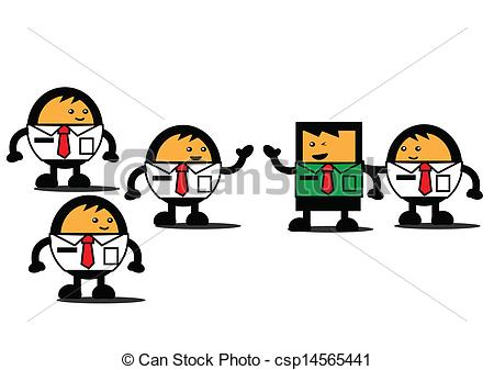 450x337 Illustration Vector Graphic Of Unique Businessman Eps Vector