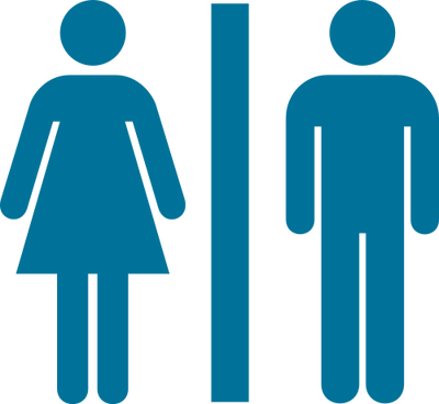 400x368 Bathroom Clipart Male Female