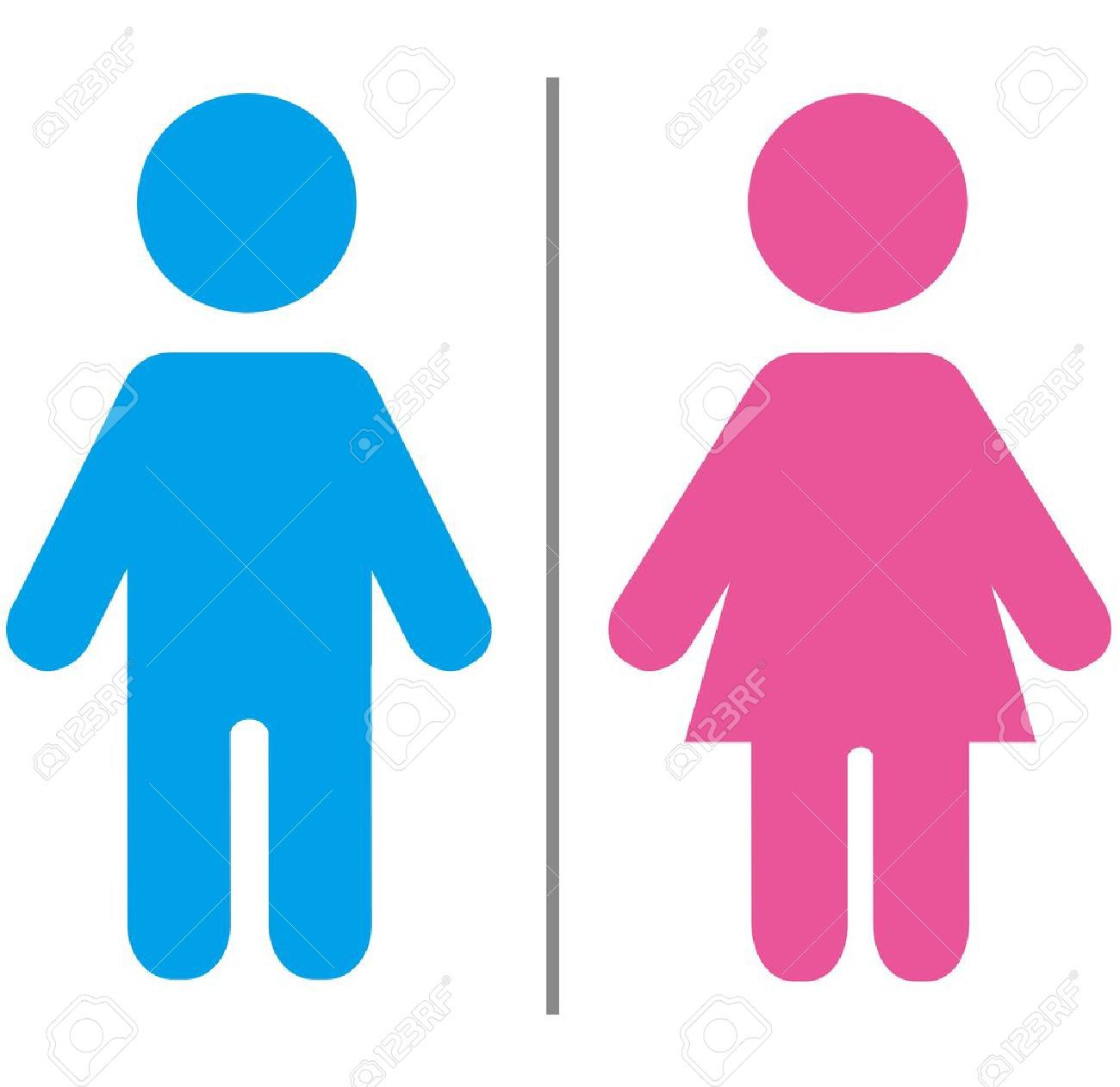 1300x1262 Marvelous Unisex Bathroom Sign Vector Design Decoration Of Boys
