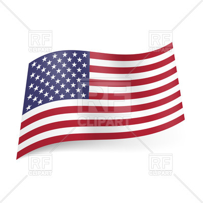 400x400 National Flag Of United States Of America Royalty Free Vector Clip