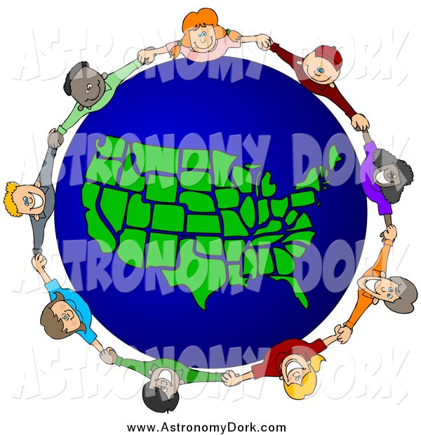 600x620 Cliprt Of Circle Of Diverse Children Holding Handsround