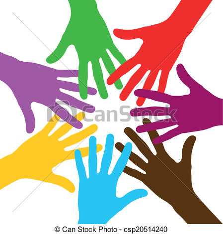 449x470 Vector Unity Team Concept. Vector Illustration Of Eps Vector