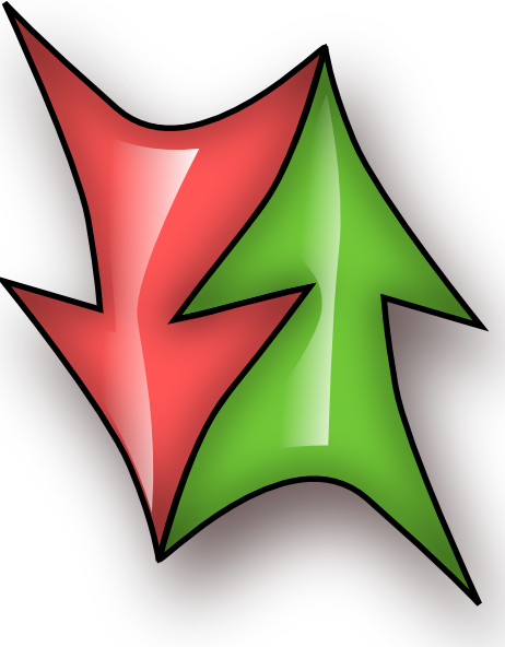 462x592 Up And Down Double Arrow Clip Art Free Vector 4vector