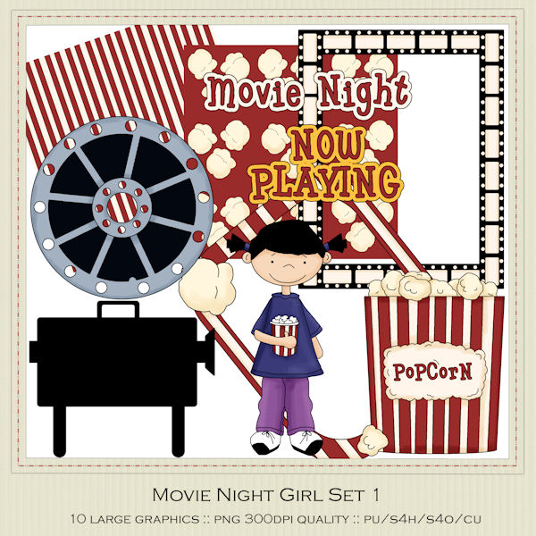 600x600 Movie Clip Art Clip Art Designs, Commercial Use Products