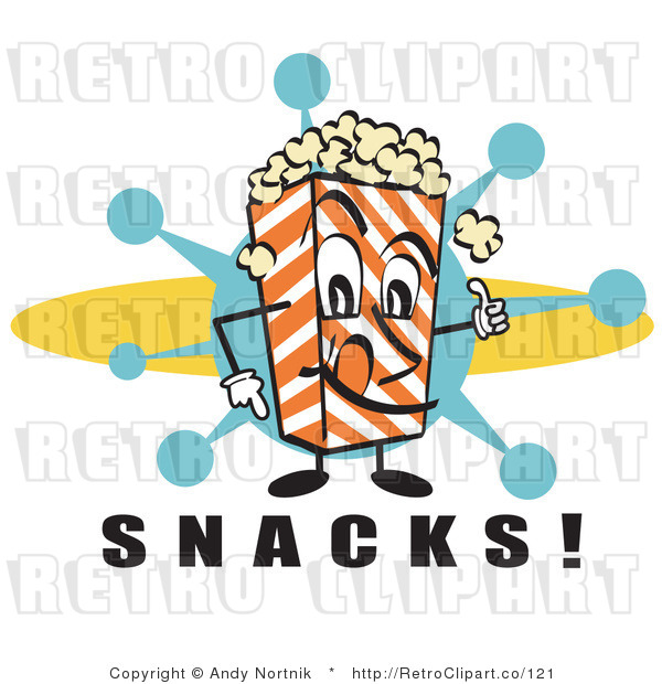 600x620 Royalty Free Retro Vector Clip Art Of A Popcorn Carton Character