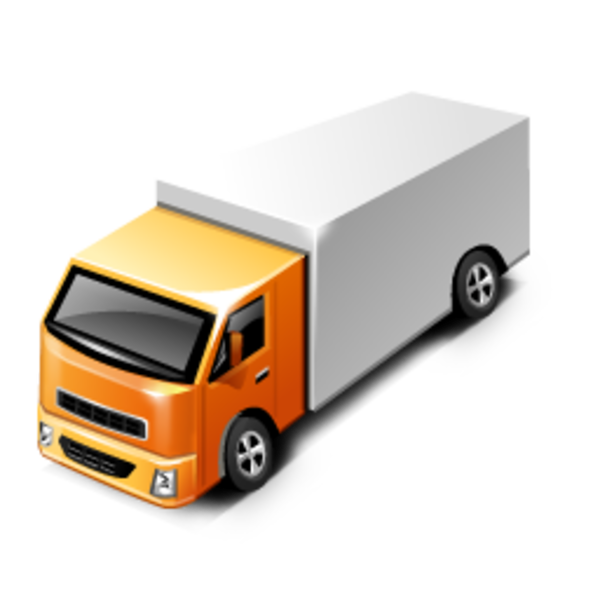 600x600 Delivery Truck Clipart Png