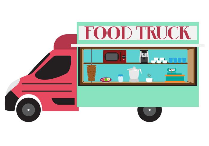 700x490 Food Truck Free Vector Art