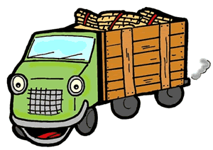 300x212 Cartoon Sugarcane Truck