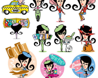 340x270 Mom Clip Art Clipart Mother Mommy Modern Urban Chic Fashion