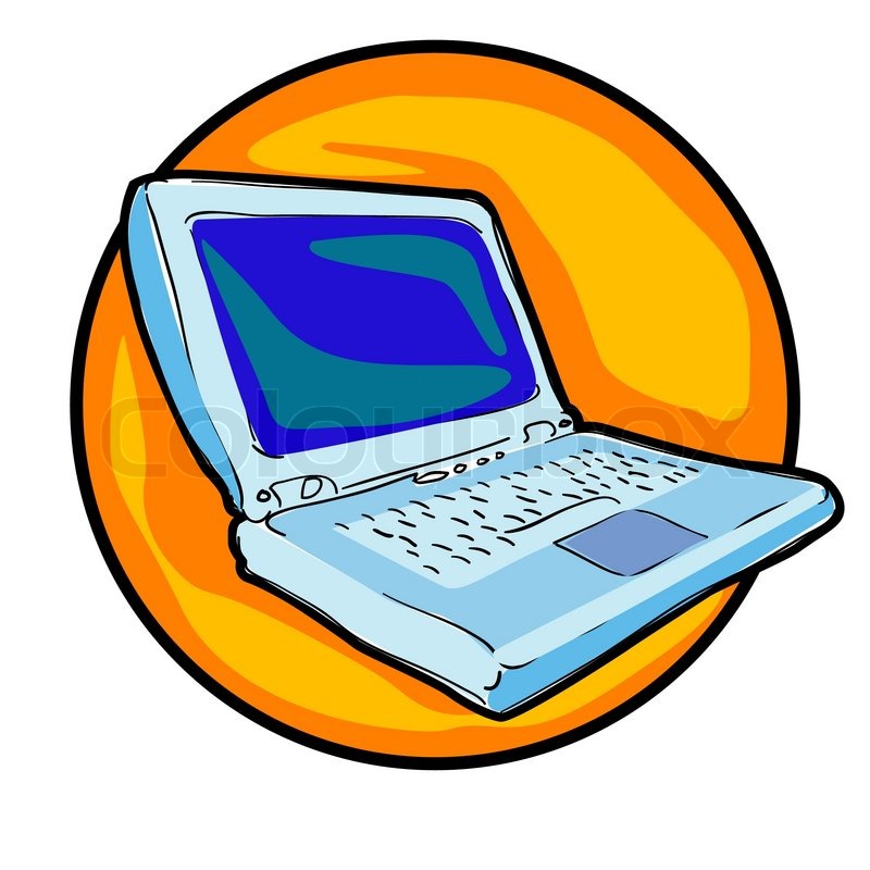 800x800 Urban Accessory, Laptop, Smart Colored Clip Art Isolated On White