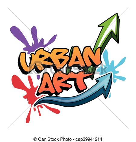 450x470 Urban Art And Graffiti Design. Arrows And Splash Icons . Vector