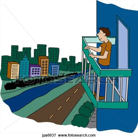450x453 Balcony Clipart