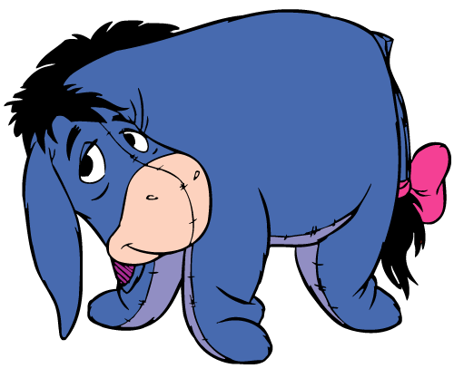 500x417 Eeyore Clip Art