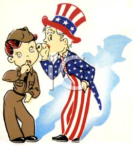 273x300 Clipart Picture Uncle Sam Whispering In A Soldier's Ear