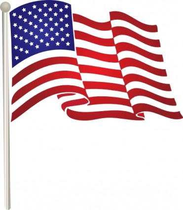 371x425 United States Flag Clipart Free