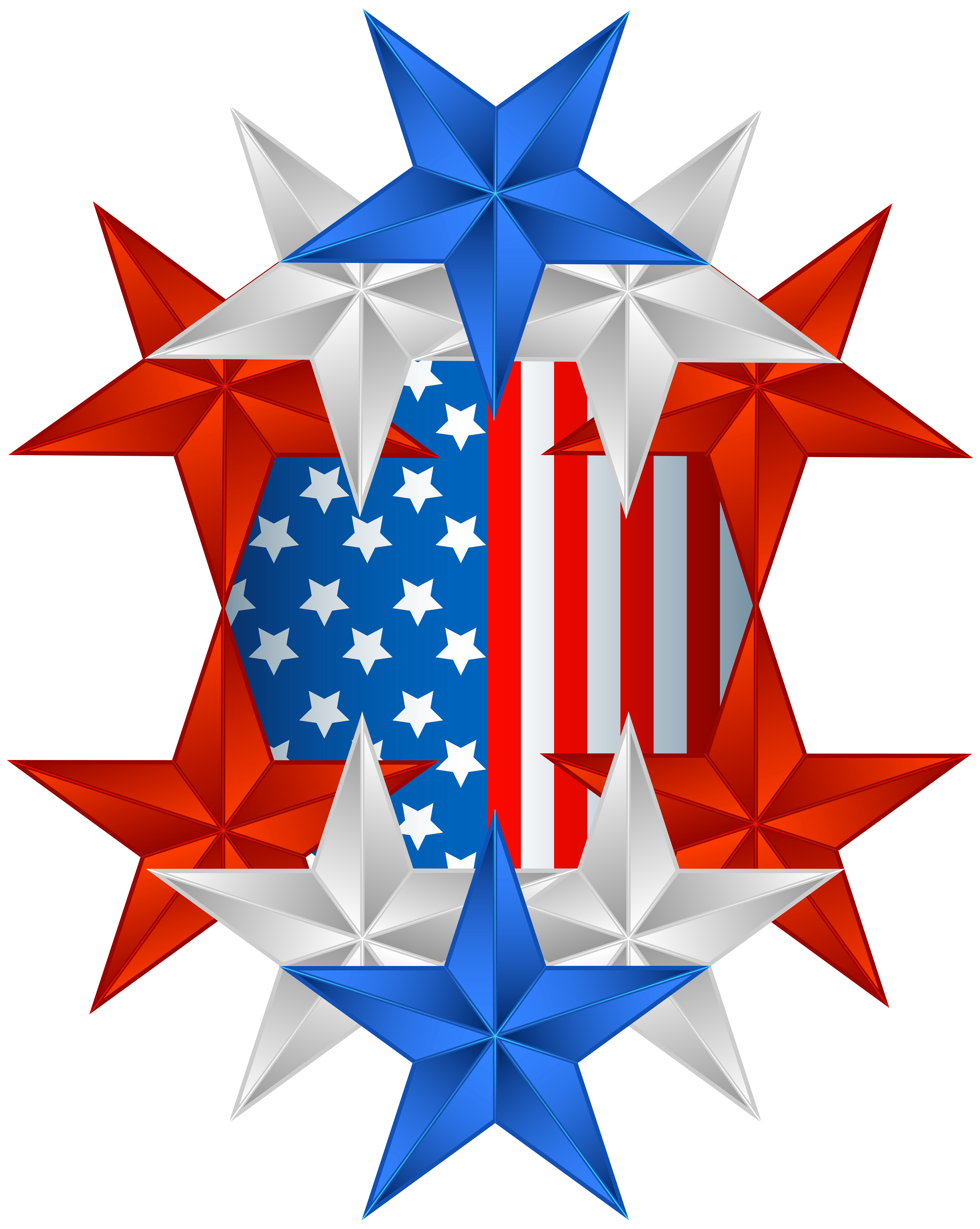 6381x8000 Usa Flag Clip Art