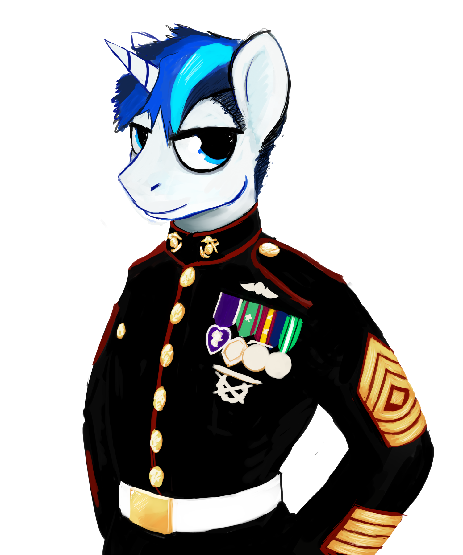 1500x1800 Dress Blues Shining By Gordonfreeguy