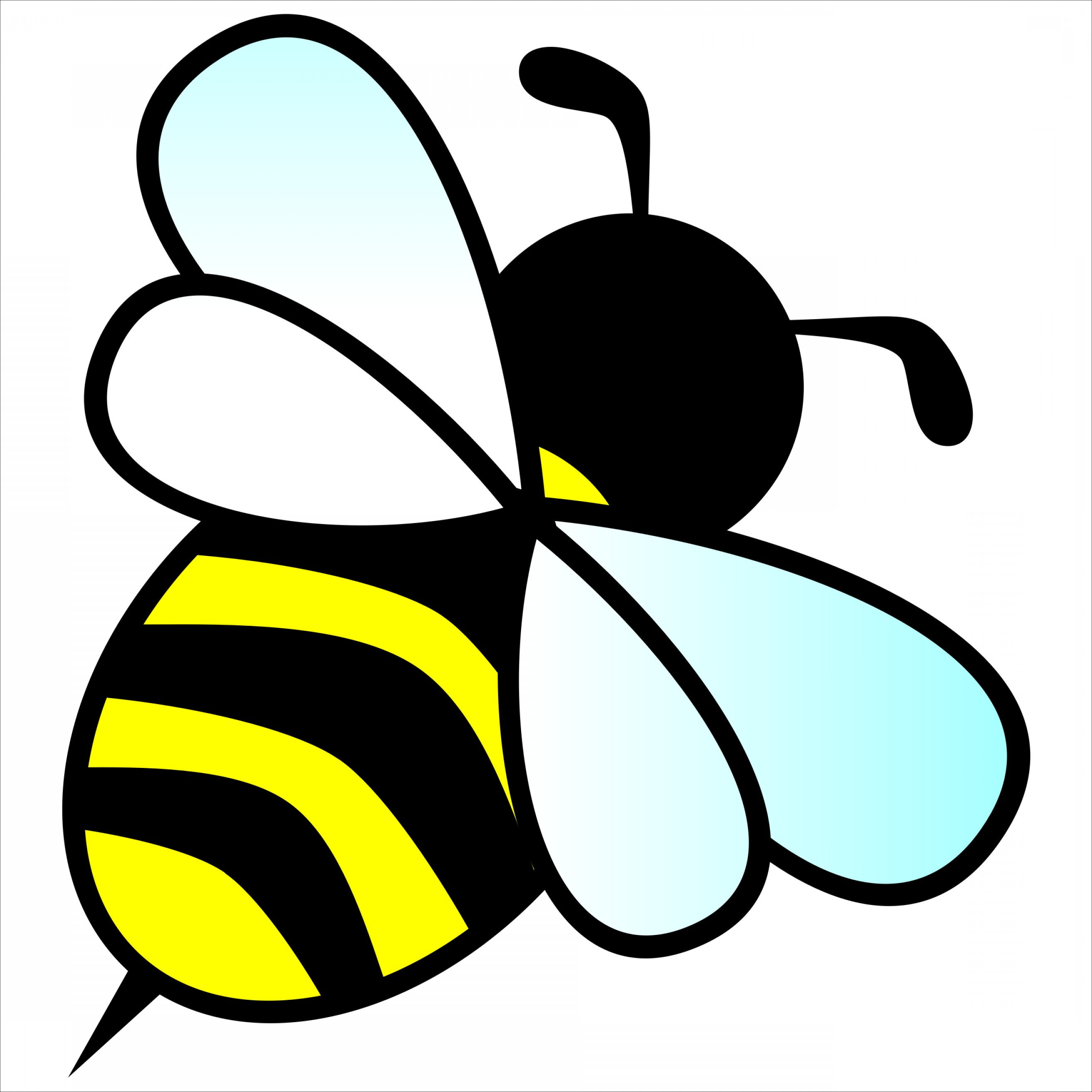 2628x2628 Bee Clip Art Vector Lazttweet