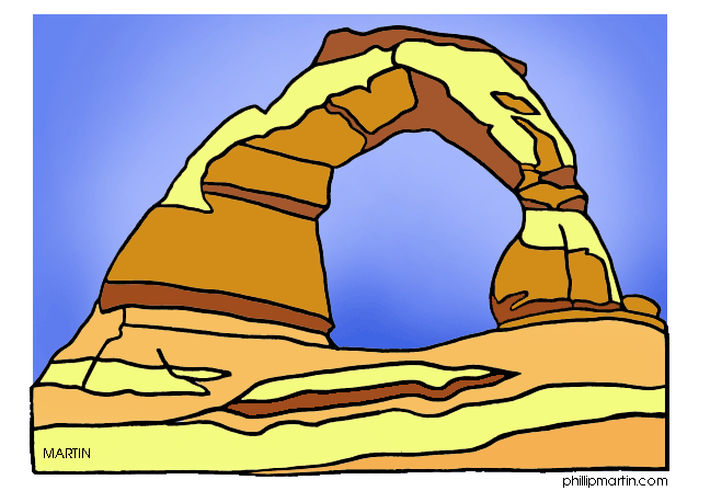 648x448 Utah Clipart Arch