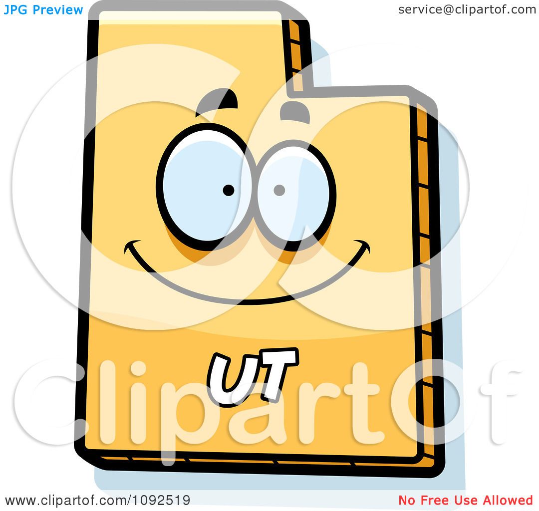 1080x1024 Clipart Happy Yellow Utah State Character
