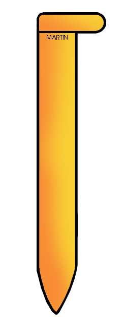 250x648 United States Clip Art By Phillip Martin, Golden Spike