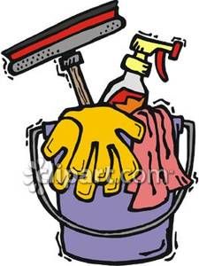 225x300 Cleaning Utensils Clipart