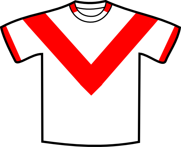 600x488 Red V Shirt Clip Art