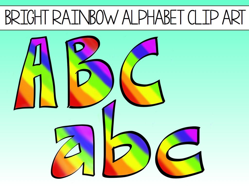 1024x768 Alphabet Block Letters Clip Art Rainbows Welcome Back