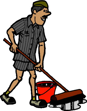 354x449 Clip Art Activities Cleaning