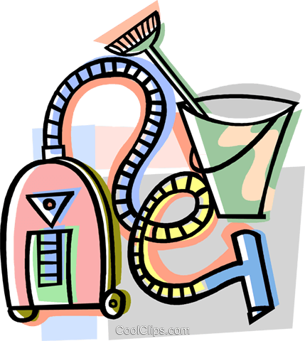 429x480 Vacuum, Cleaning Equipment Royalty Free Vector Clip Art